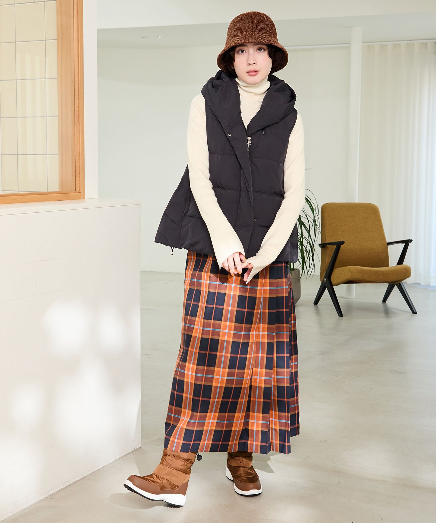 【完全防水】キルティングスノーブーツ/OT3401