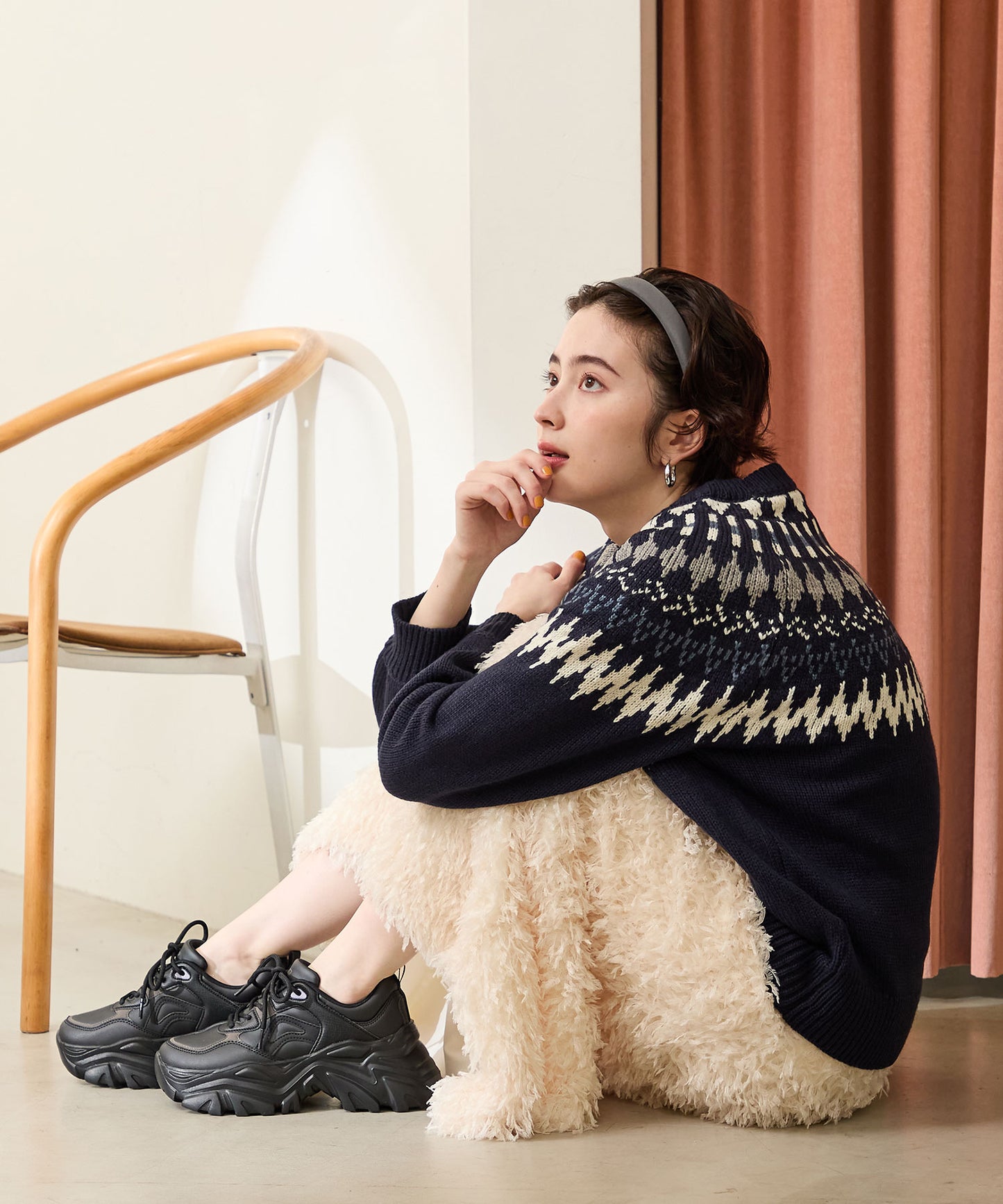 ボリュームソール切替スニーカー/OT3730