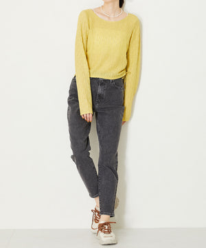 配色パーツ厚底スニーカー/OT3733