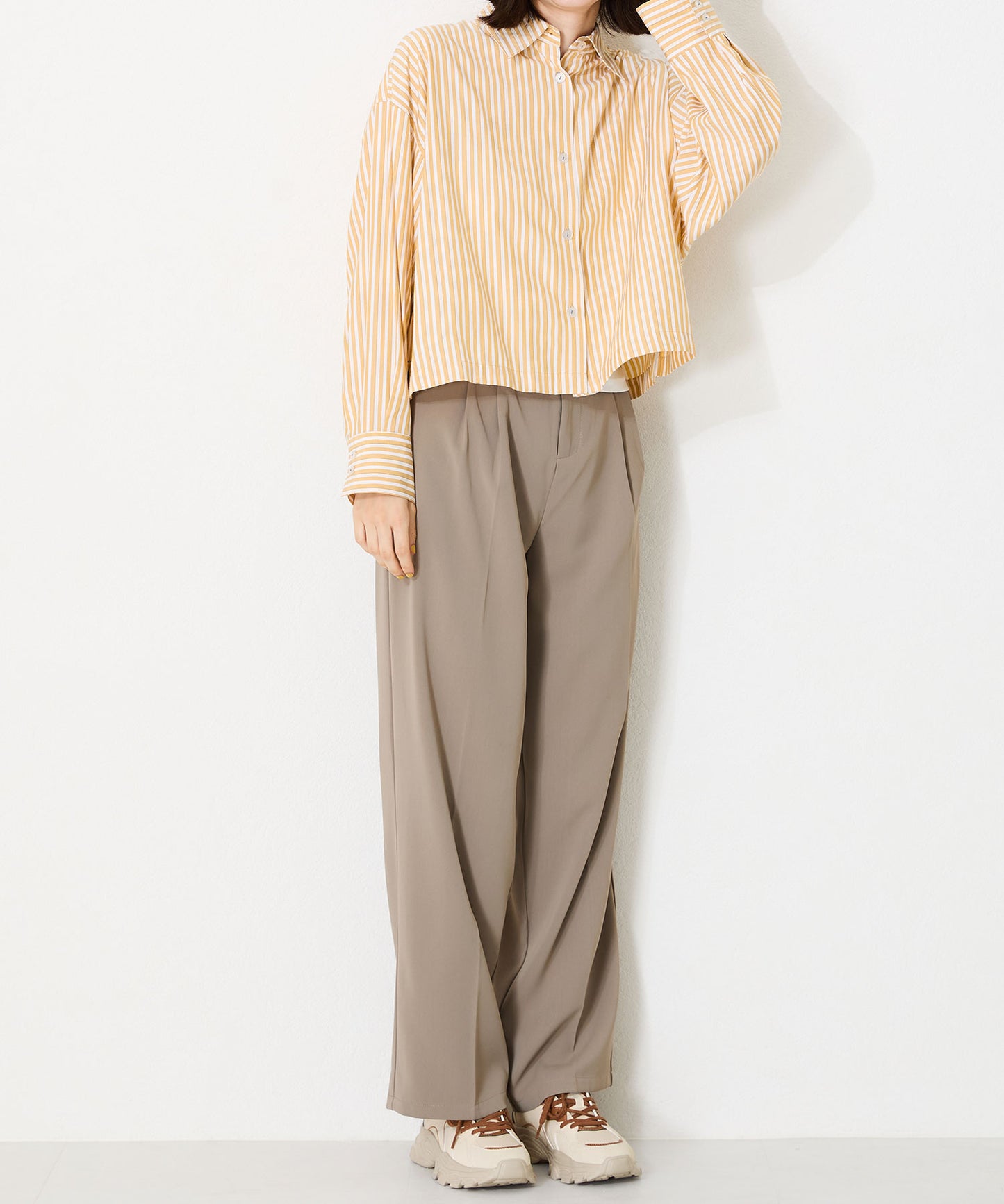 配色パーツ厚底スニーカー/OT3733