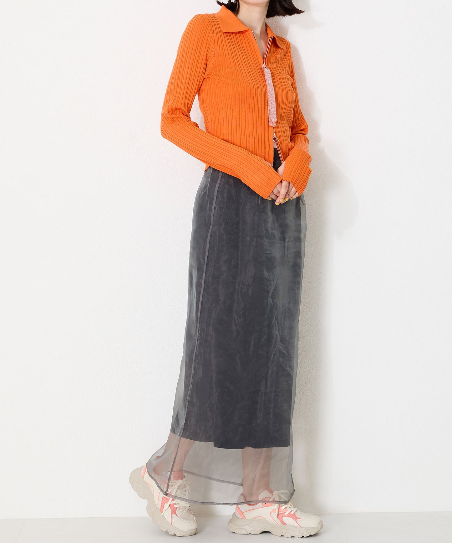 配色パーツ厚底スニーカー/OT3733