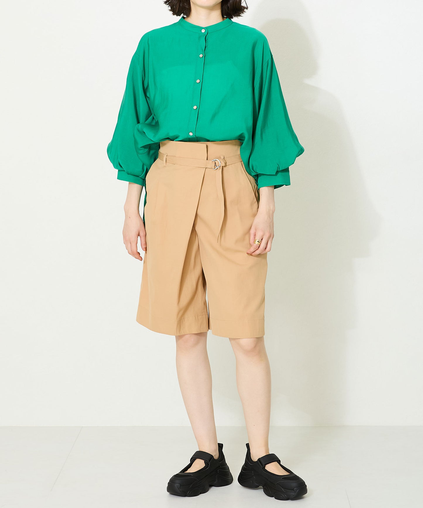 【WEB限定】厚底ベルトスニーカー/OT3737