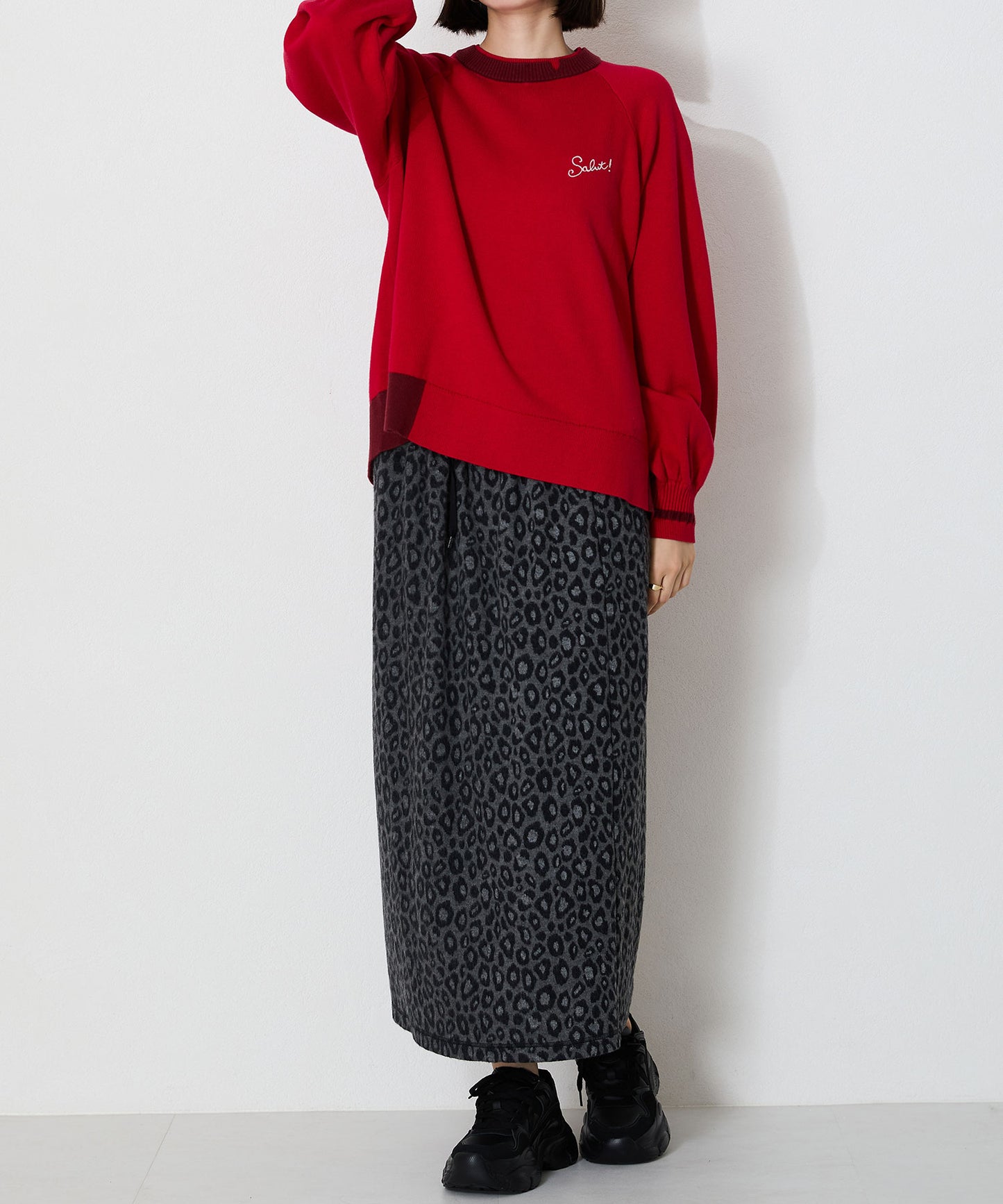 ナイロンテープ厚底スニーカー/OT3745