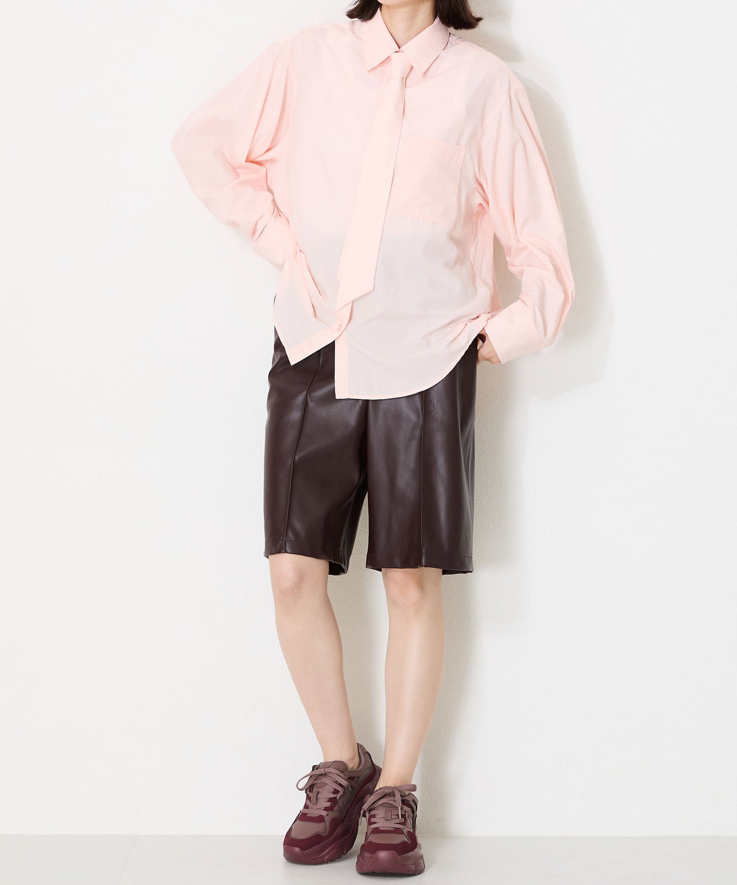 ナイロンテープ厚底スニーカー/OT3745