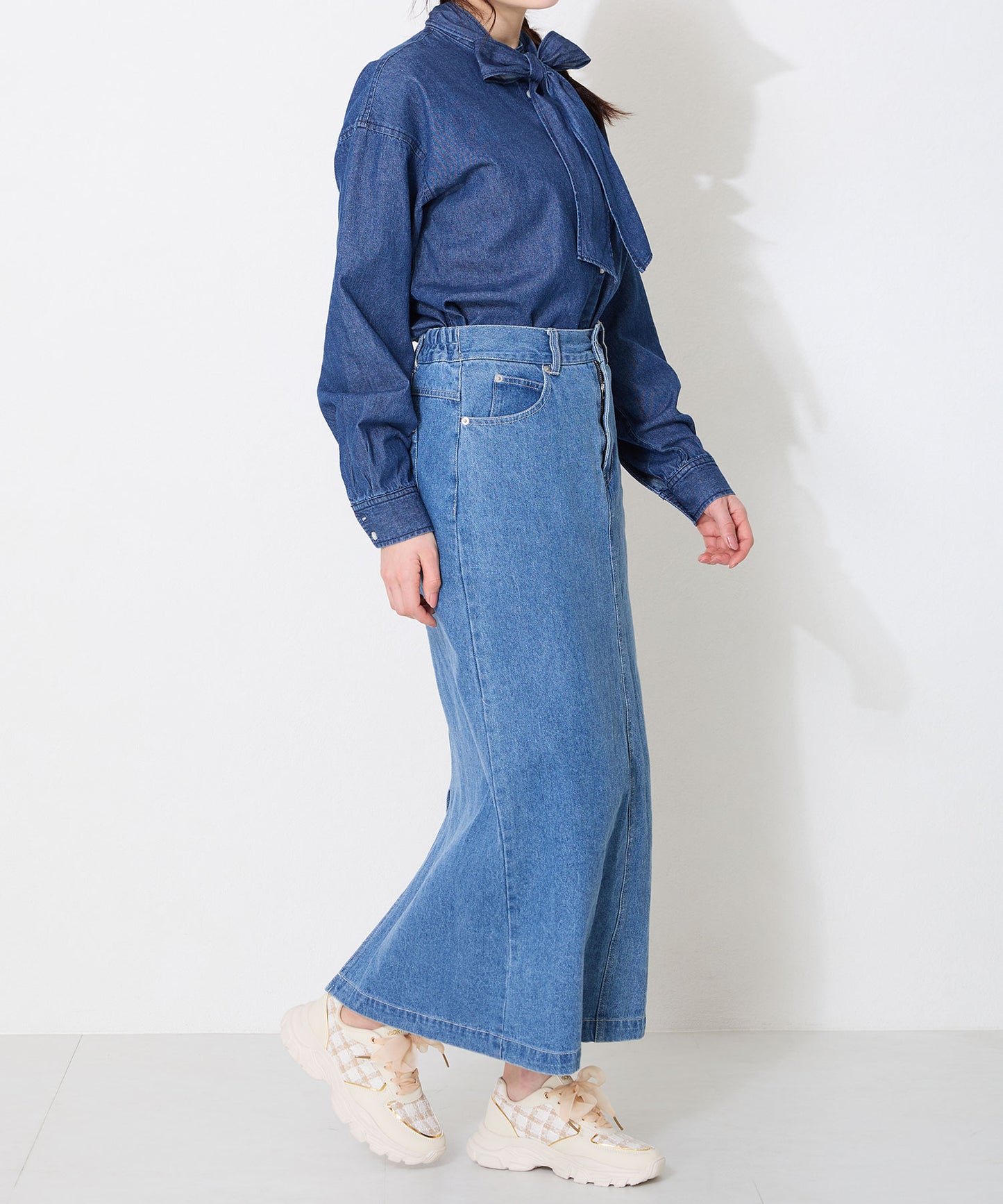 2WAYシューレースツイードスニーカー/OT3746