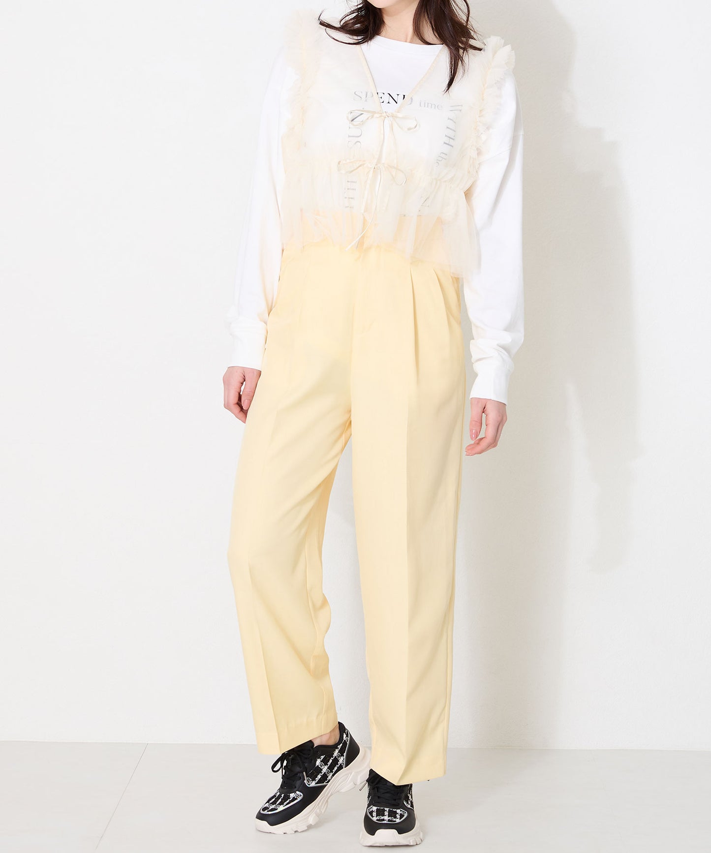 2WAYシューレースツイードスニーカー/OT3746