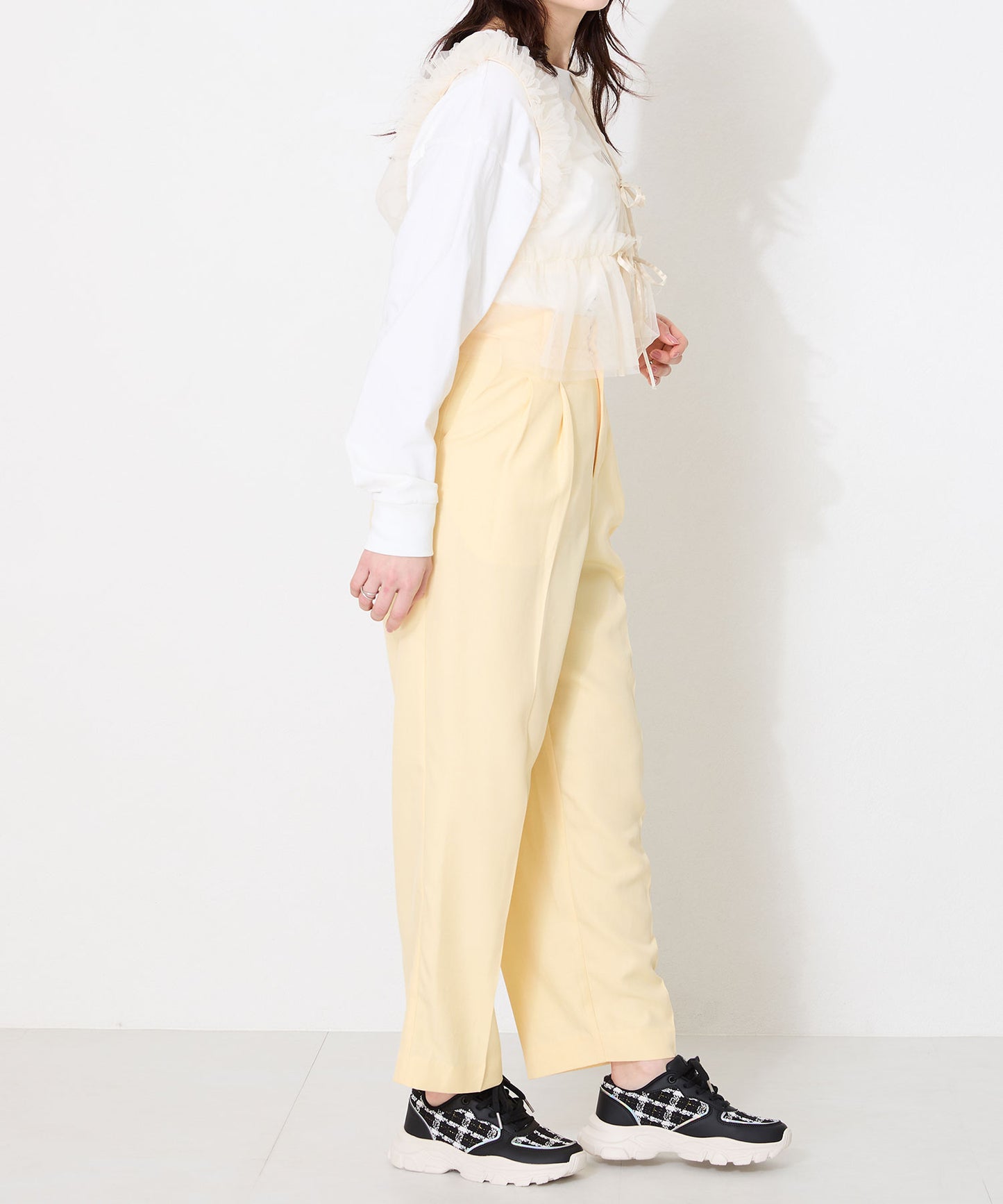 2WAYシューレースツイードスニーカー/OT3746