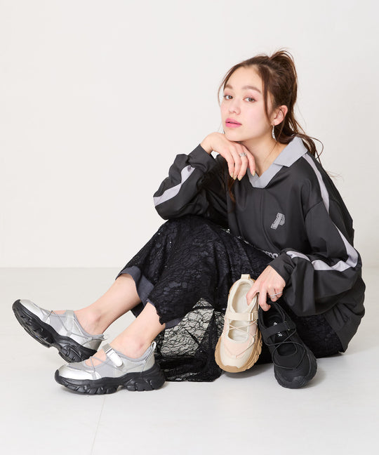 チューブストラップデザインベルトスニーカー/OT3751