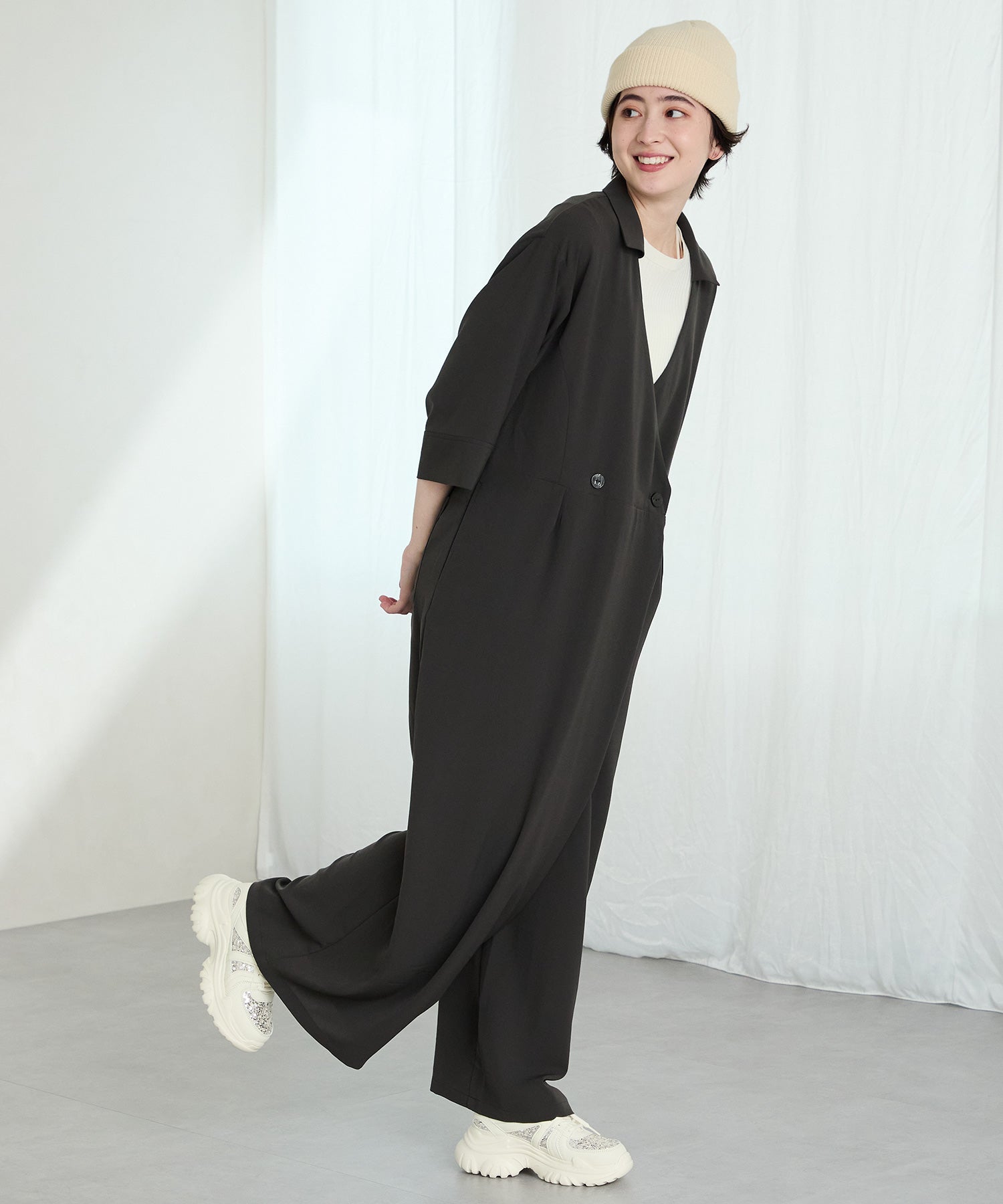 なつぼんさん専用‪☆新品未使用☆DIESEL ブラック スニーカー 厚底 直営SHOP限定厚底スニーカー】 （ブラックパープル） -YOSUKE U