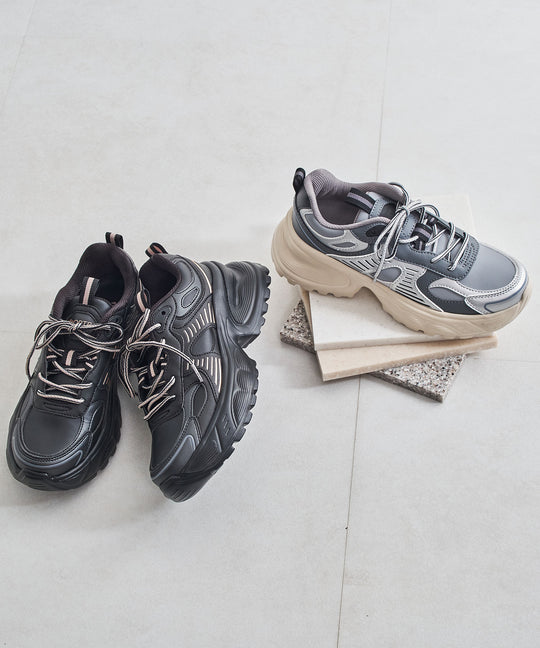 配色パーツダッドスニーカー/OT3754