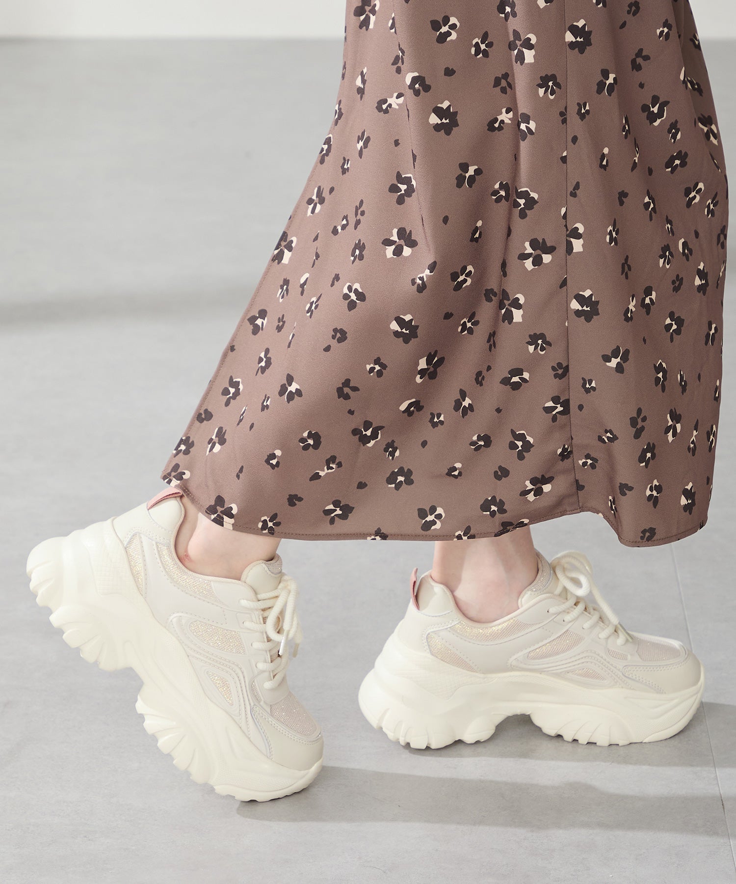 ボリュームソールラメスニーカー/OT3758 – ORIENTALTRAFFIC