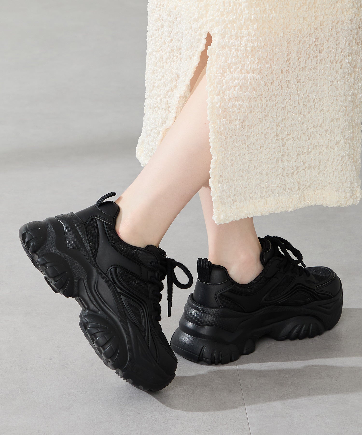 ボリュームソールラメスニーカー/OT3758 – ORIENTALTRAFFIC