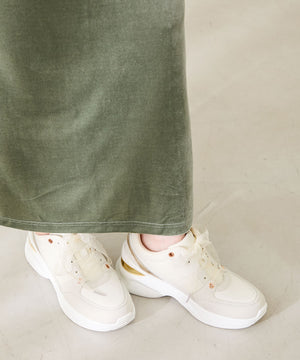 ヒールアップメタリックパーツスニーカー/OT3761