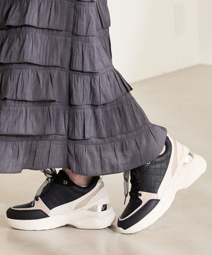 ヒールアップメタリックパーツスニーカー/OT3761