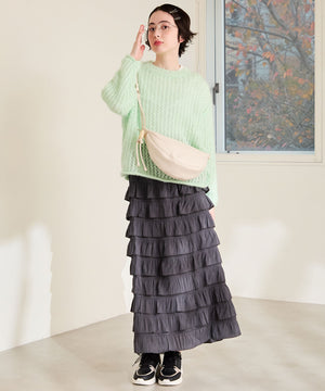 ヒールアップメタリックパーツスニーカー/OT3761