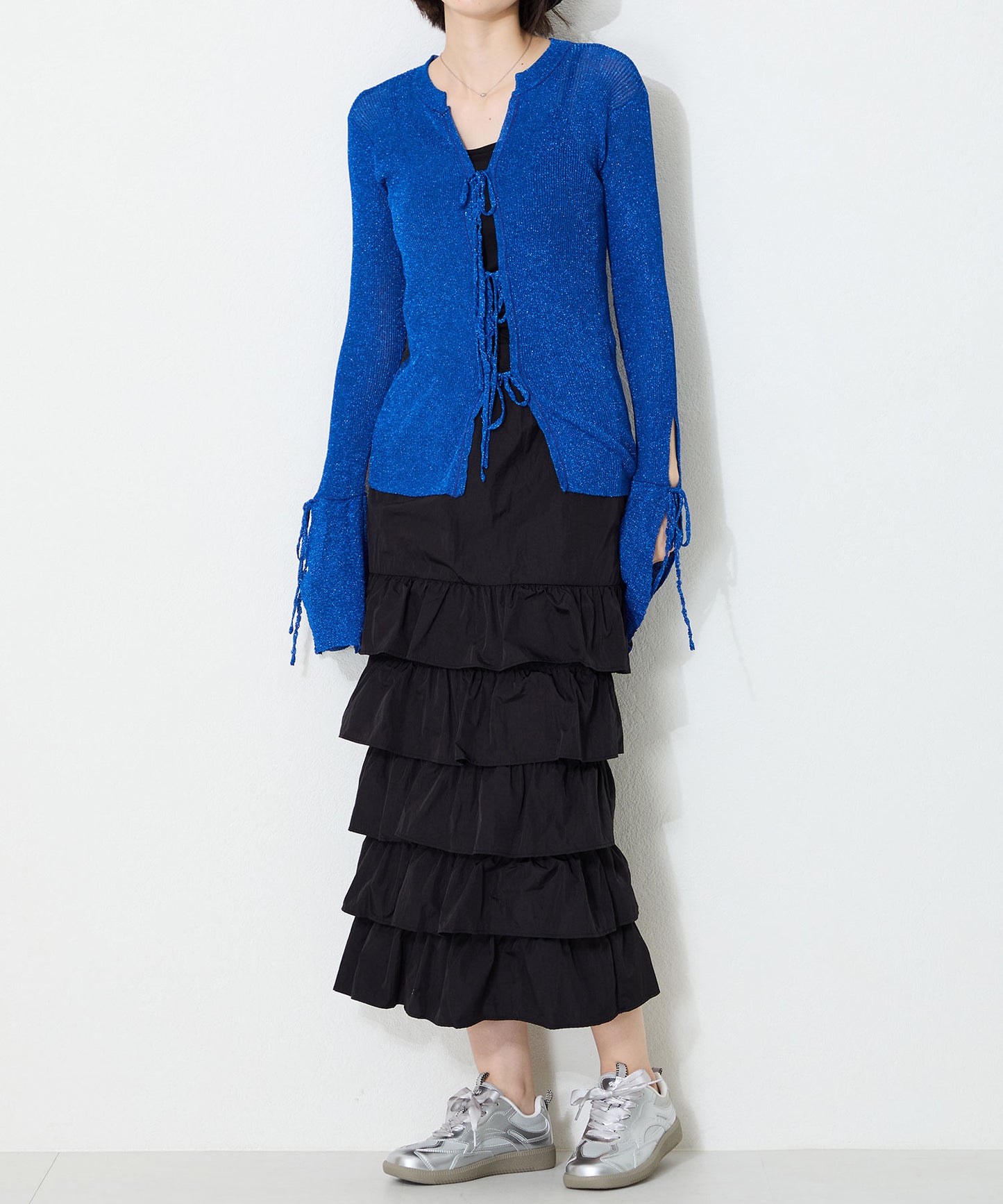 メタリック切替コートソールスニーカー/OT3764