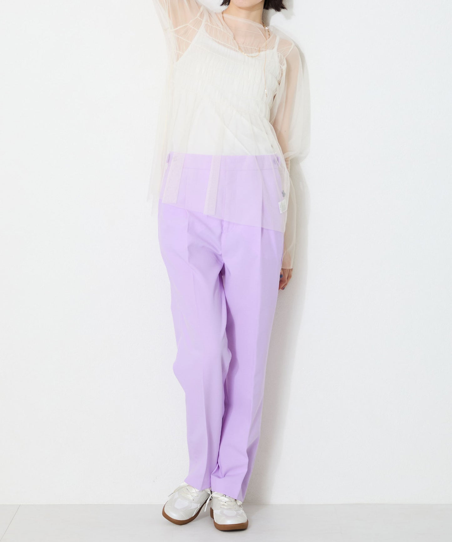 メタリック切替コートソールスニーカー/OT3764