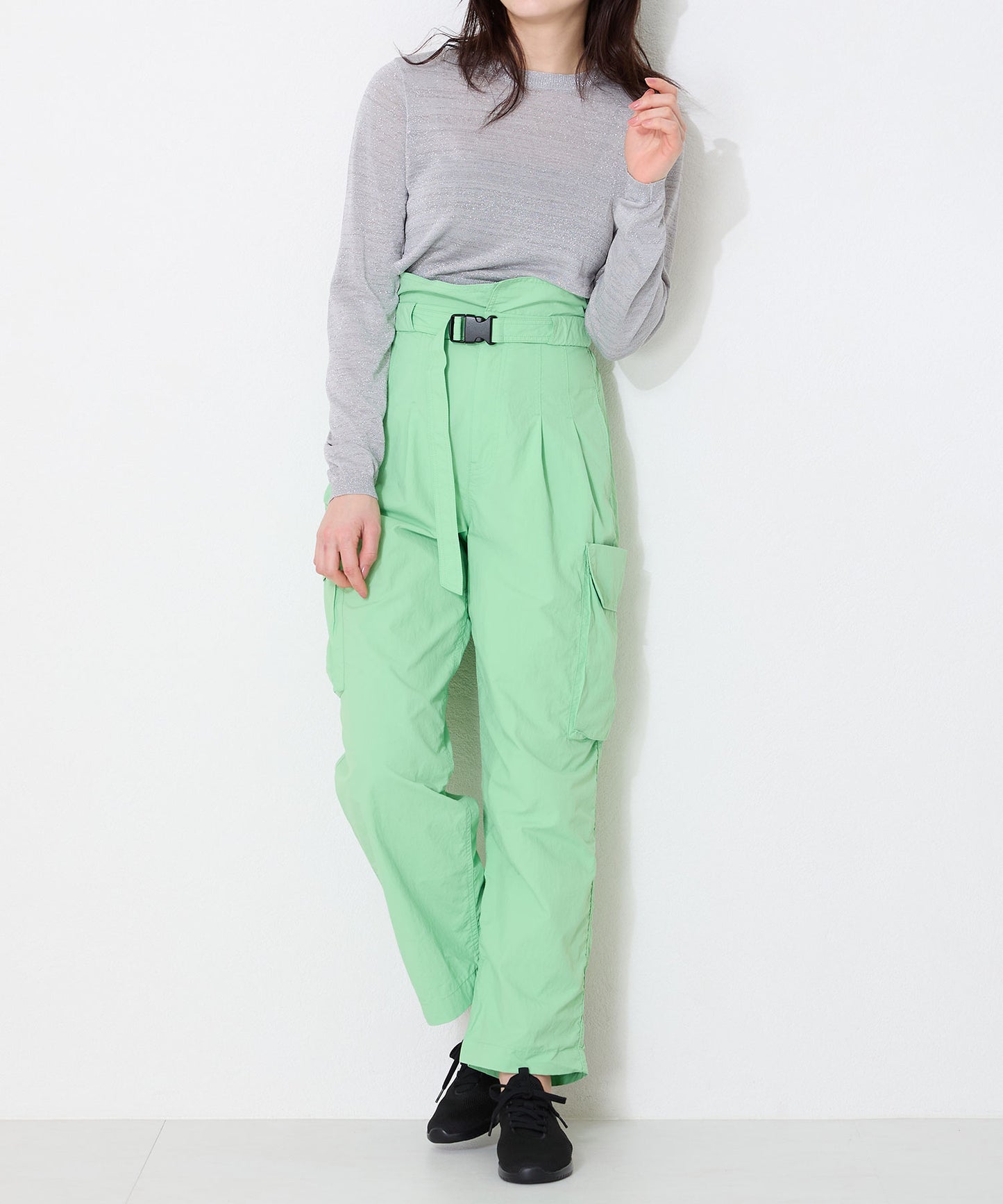 レースアップニットスニーカー/OT3765