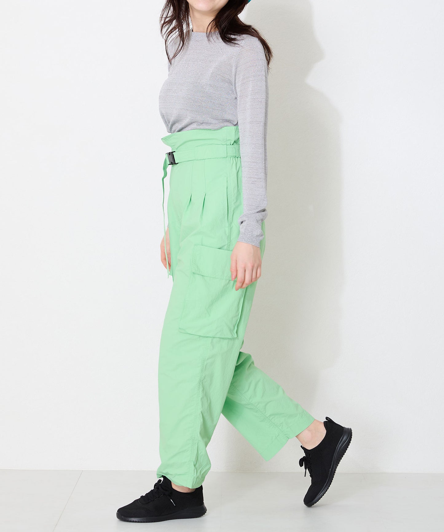 レースアップニットスニーカー/OT3765