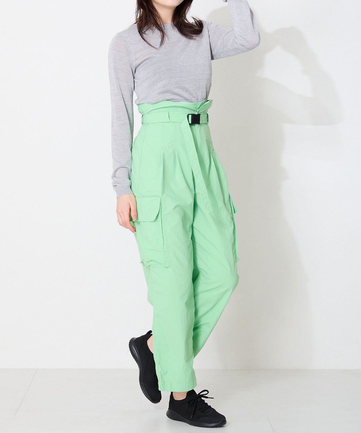 レースアップニットスニーカー/OT3765