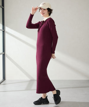 リボンディテールニットスニーカー/OT3787