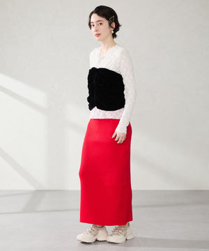 リボンディテールニットスニーカー/OT3787