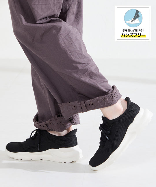 【瞬間フィット】ニットレースアップスニーカー/OT3789