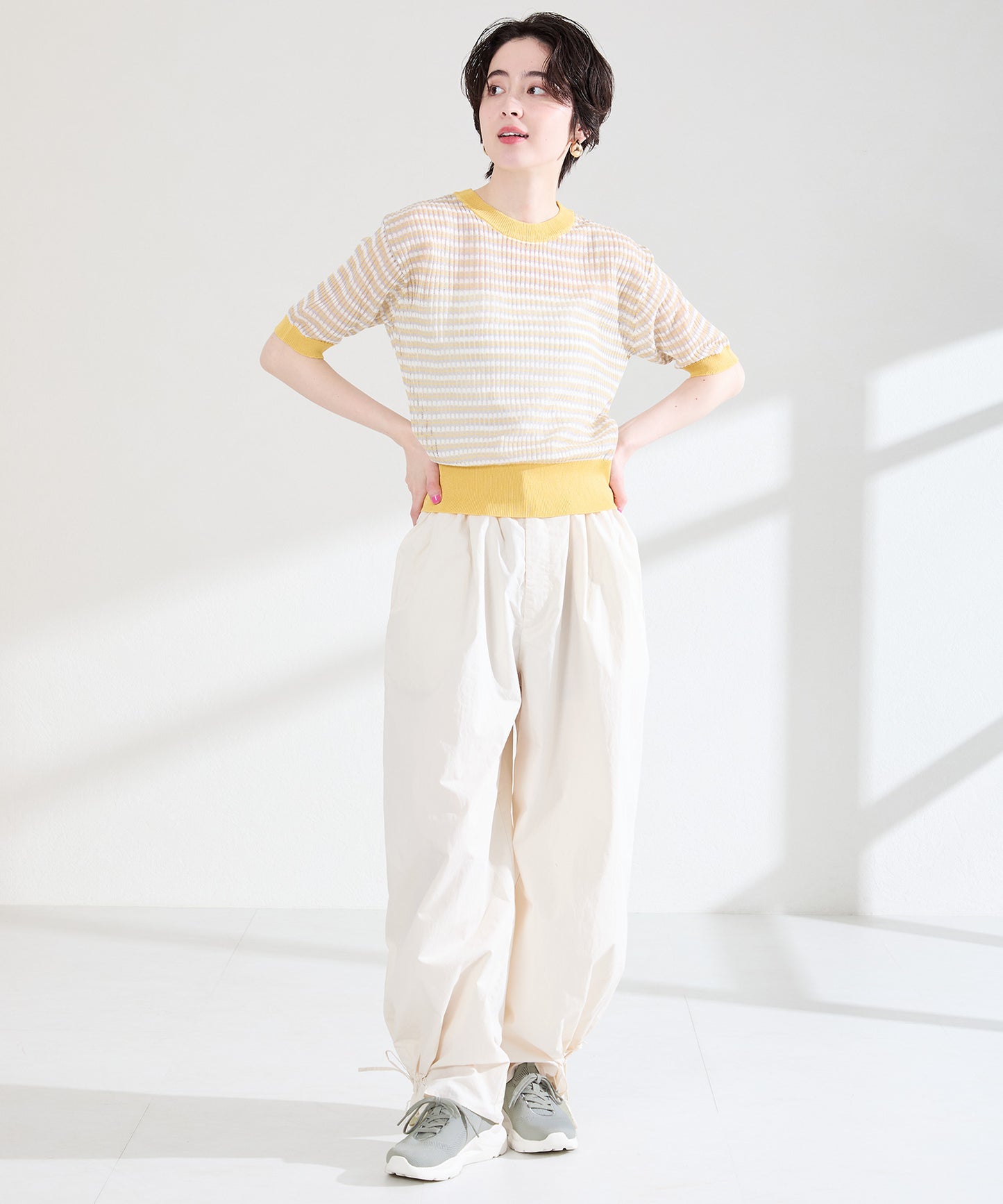 【瞬間フィット】ニットレースアップスニーカー/OT3789