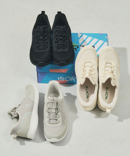 【WEB先行予約/3月上旬発売予定】【瞬間フィット】ゴム紐メッシュスニーカー/OT3790