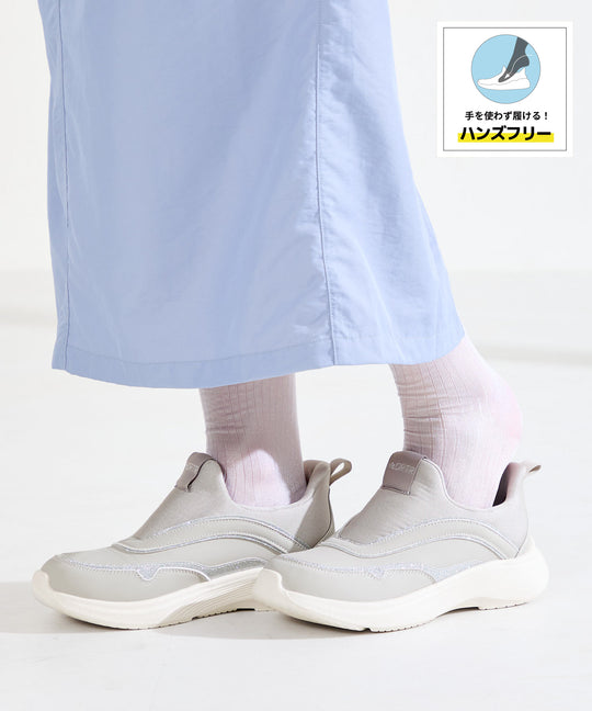 【瞬間フィット】グリッターパーツスリッポンスニーカー/OT3791
