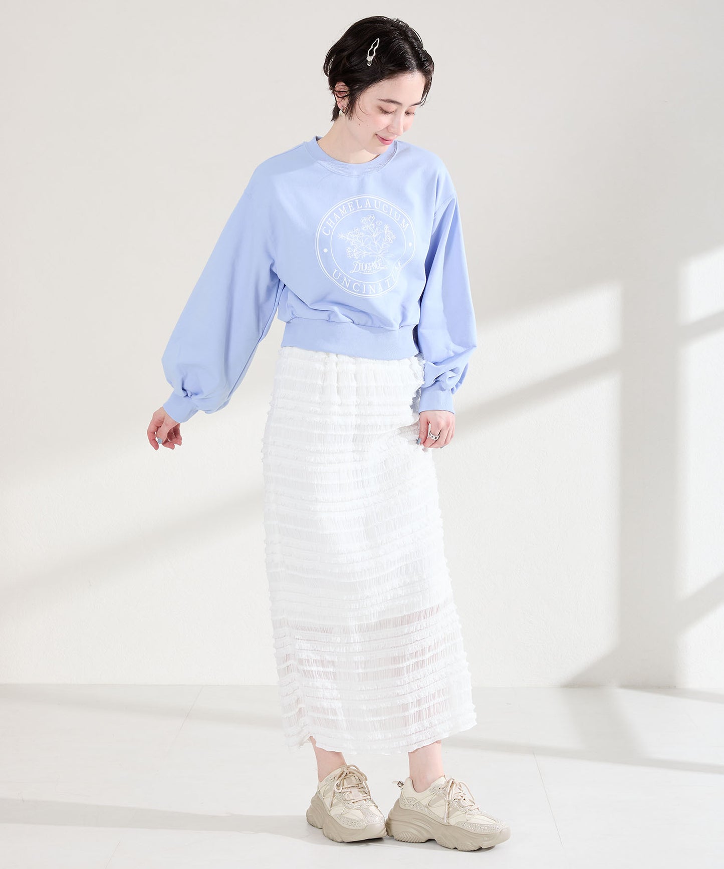 ラインストーン厚底スニーカー/OT3792