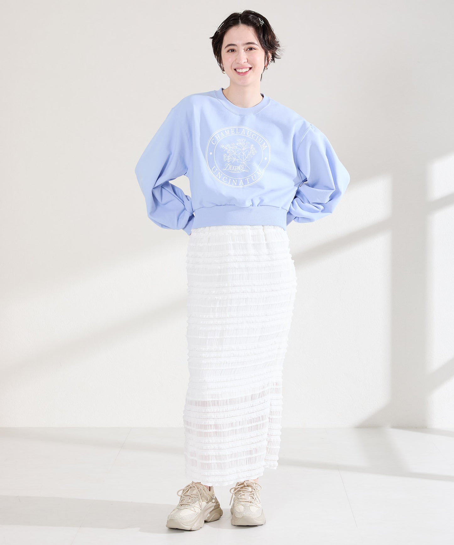 ラインストーン厚底スニーカー/OT3792