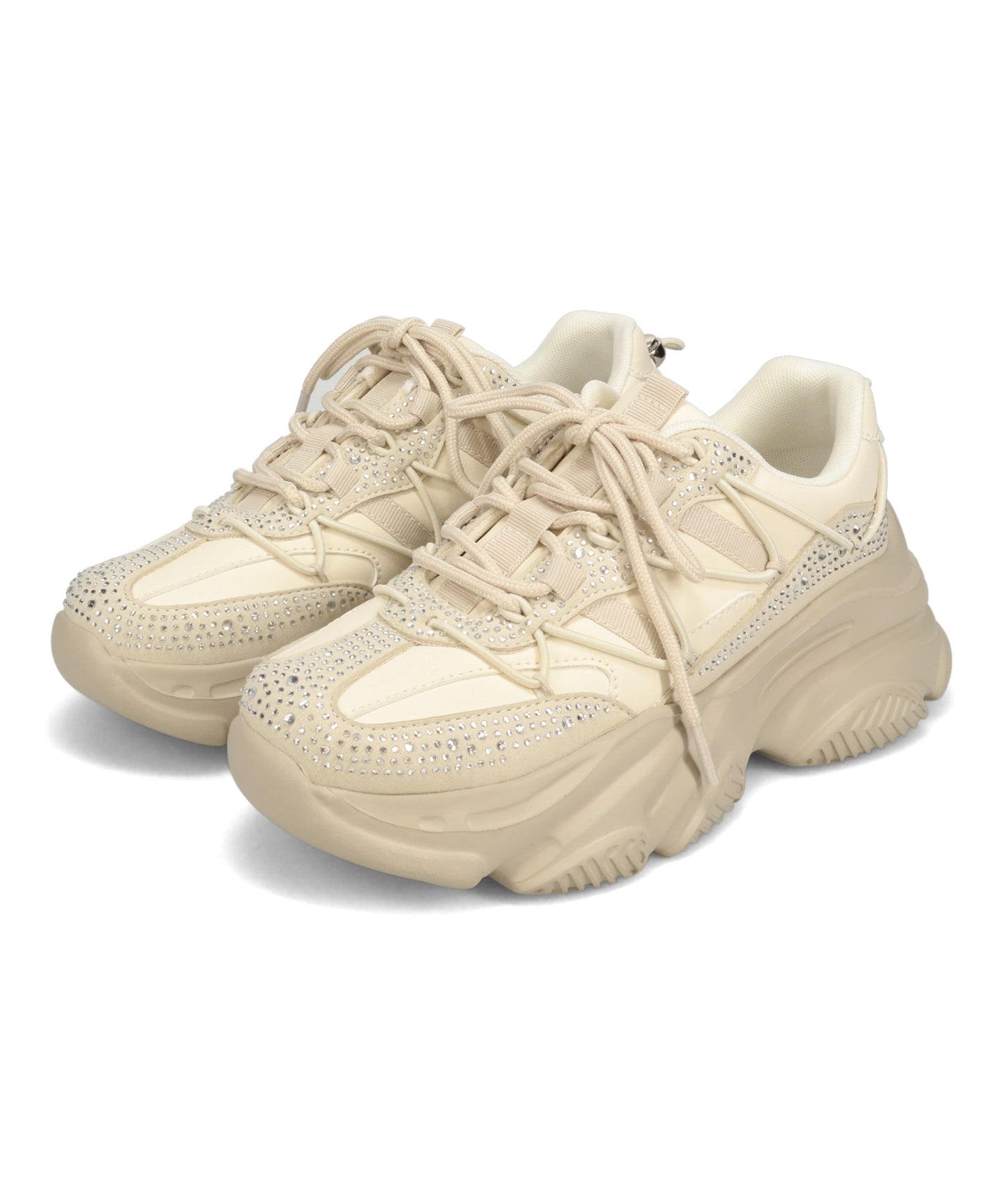 ラインストーン厚底スニーカー/OT3792