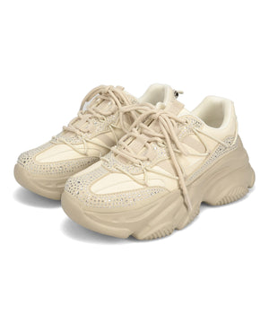 ラインストーン厚底スニーカー/OT3792