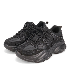 ラインストーン厚底スニーカー/OT3792