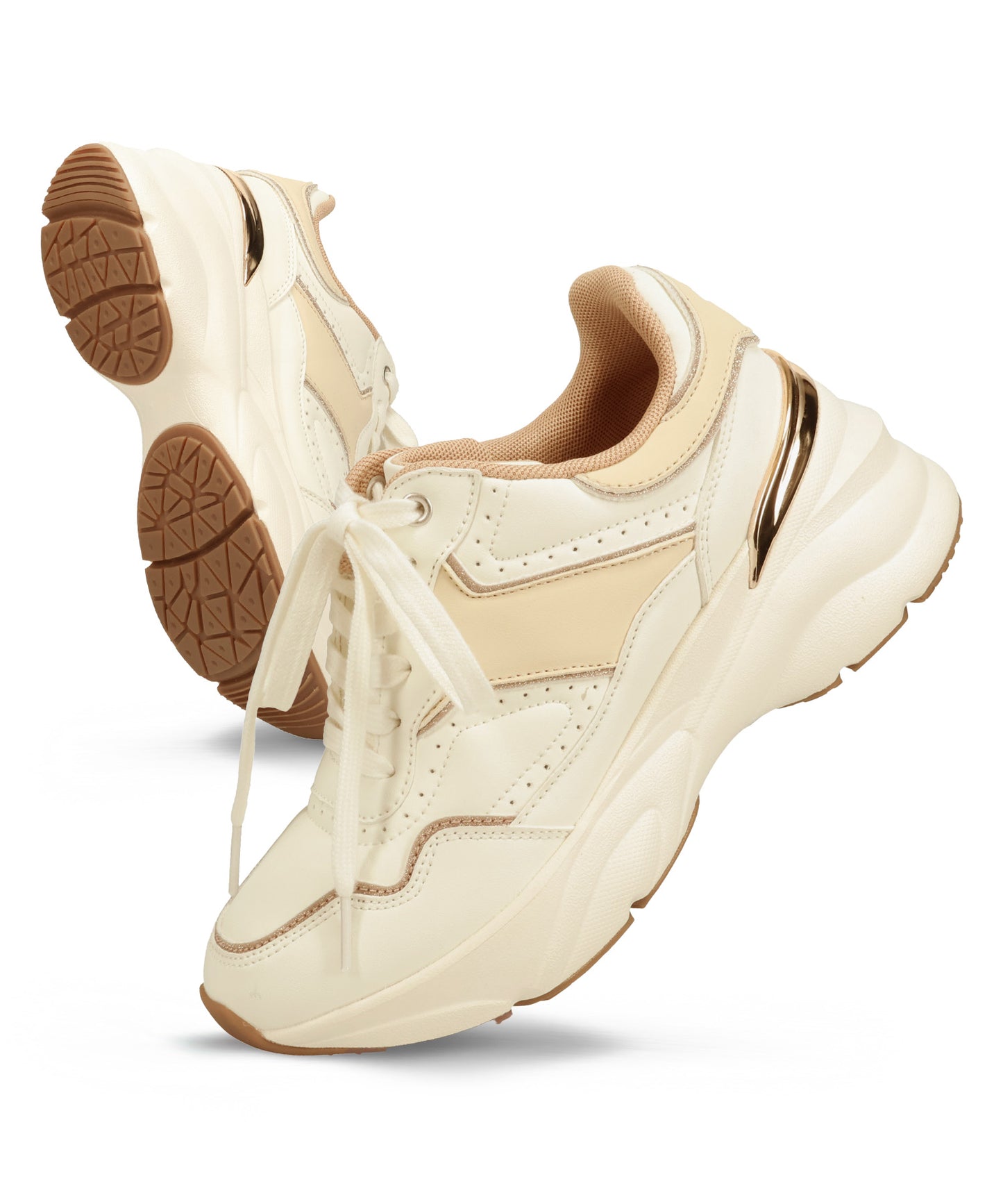 ヒールアップ配色スニーカー/OT3795