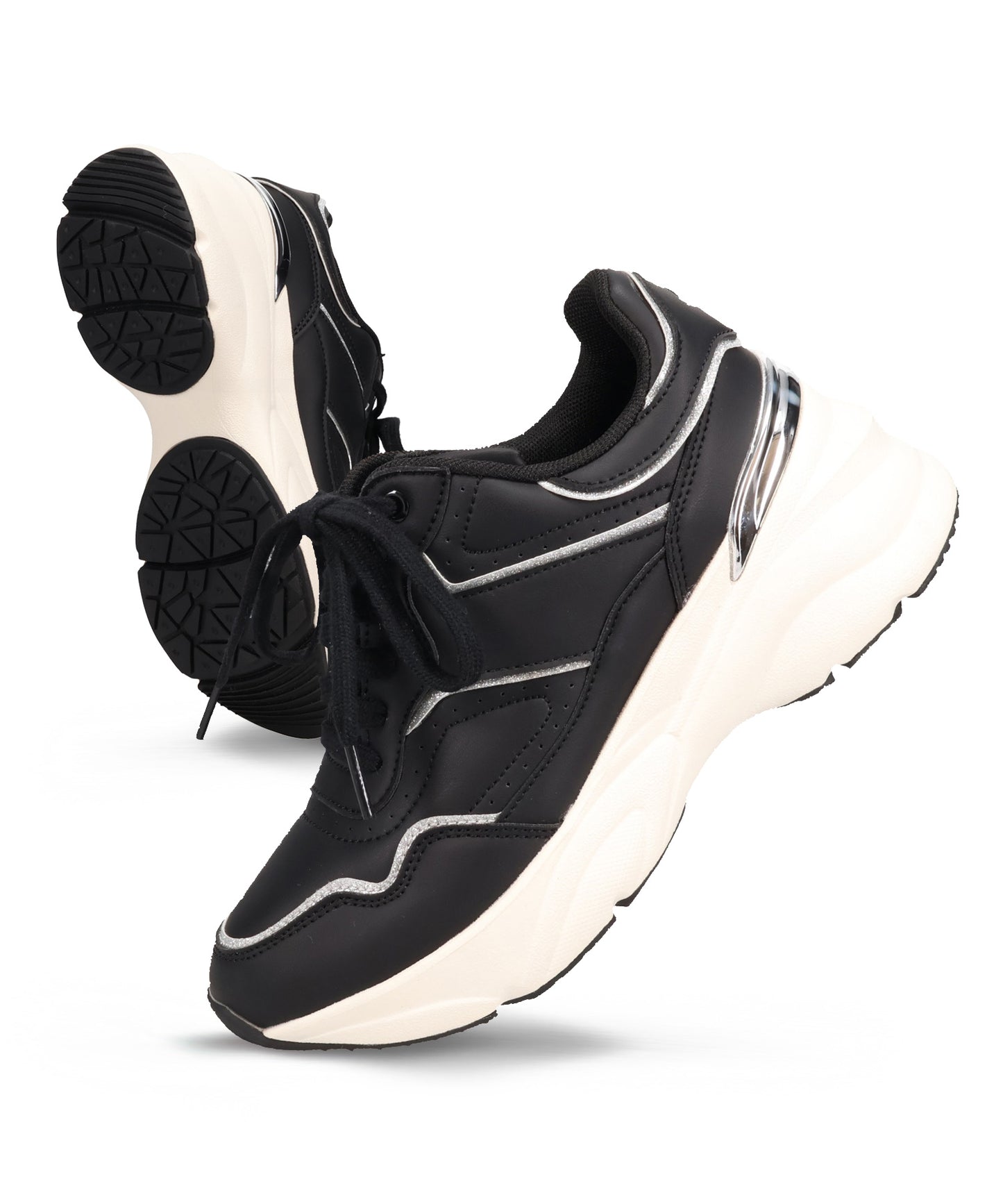 ヒールアップ配色スニーカー/OT3795