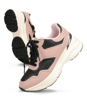 ヒールアップ配色スニーカー/OT3795