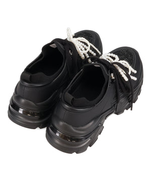 【WEB先行予約/3月上旬発売予定】2wayリボンモチーフニットスニーカー/OT3797