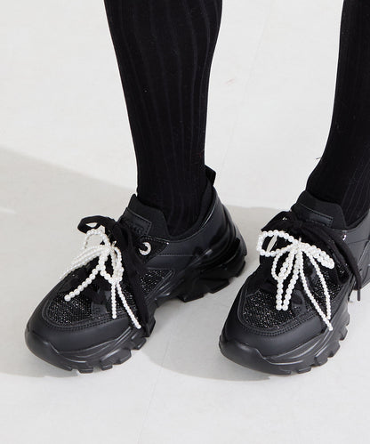 2wayリボンモチーフニットスニーカー/OT3797