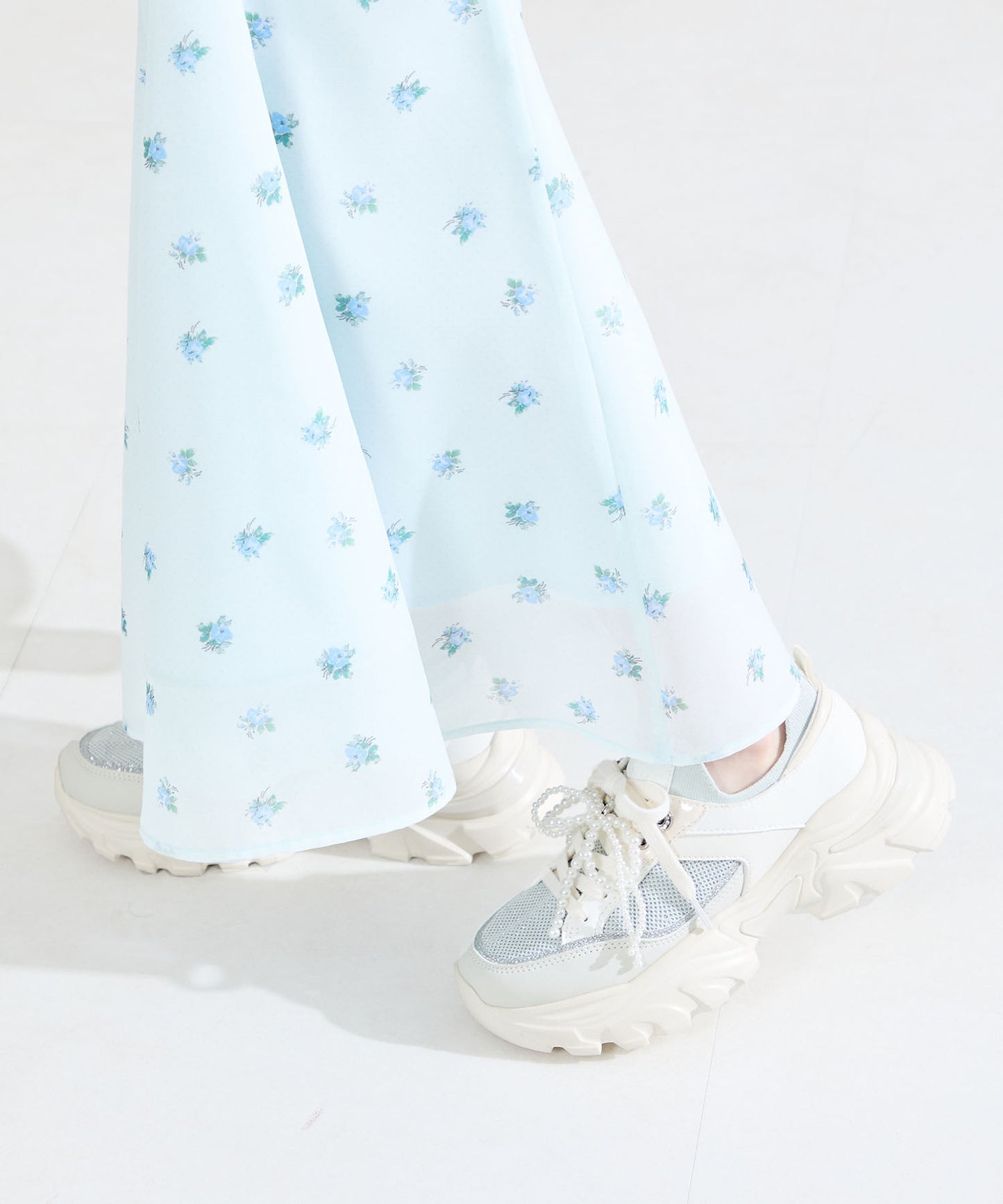 2wayリボンモチーフニットスニーカー/OT3797