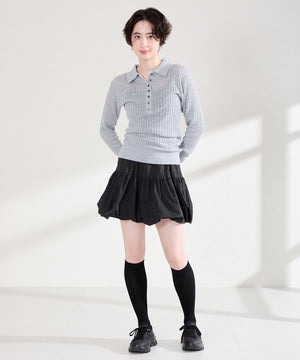 【WEB先行予約/3月上旬発売予定】2wayリボンモチーフニットスニーカー/OT3797