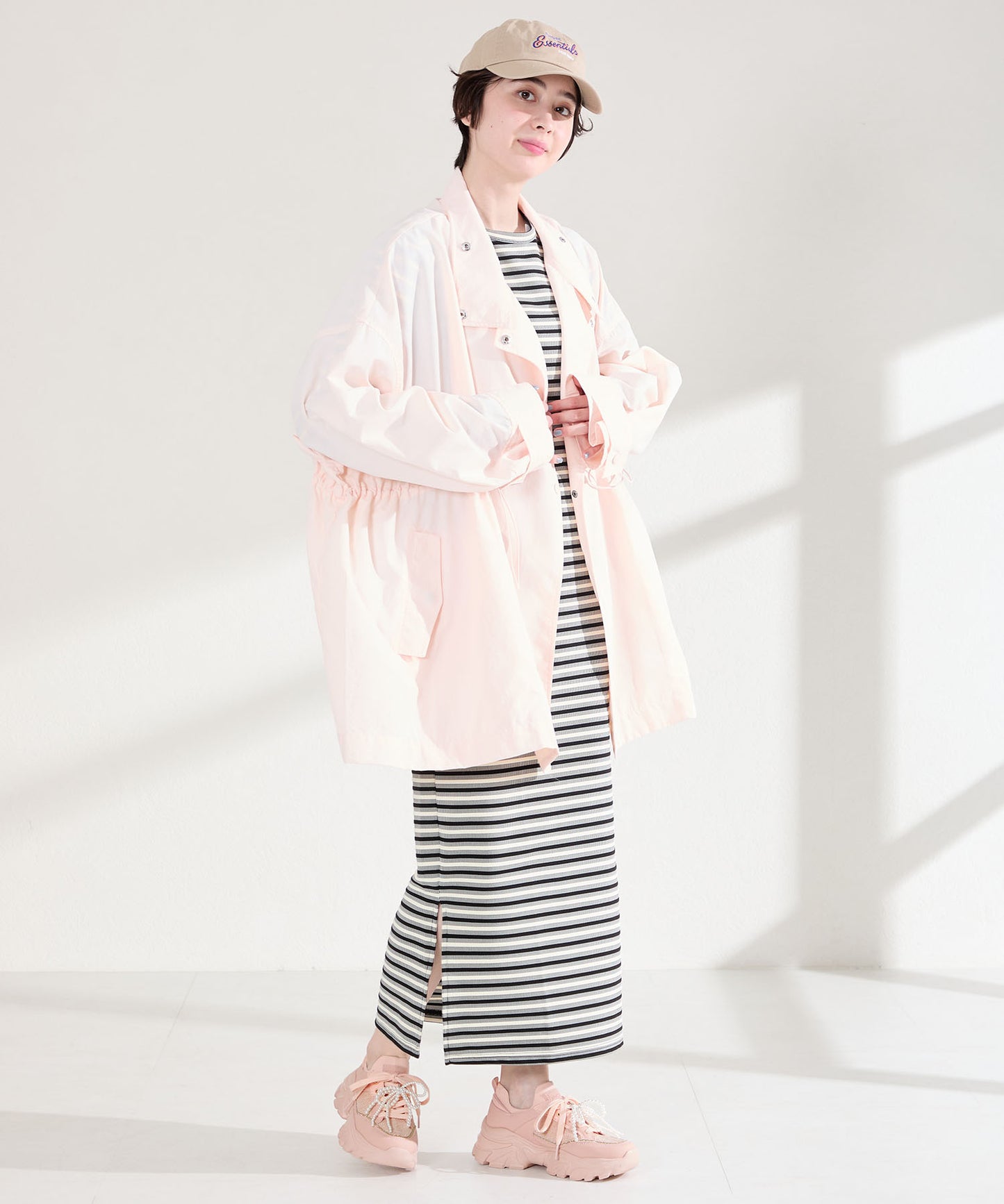 【WEB先行予約/3月上旬発売予定】2wayリボンモチーフニットスニーカー/OT3797