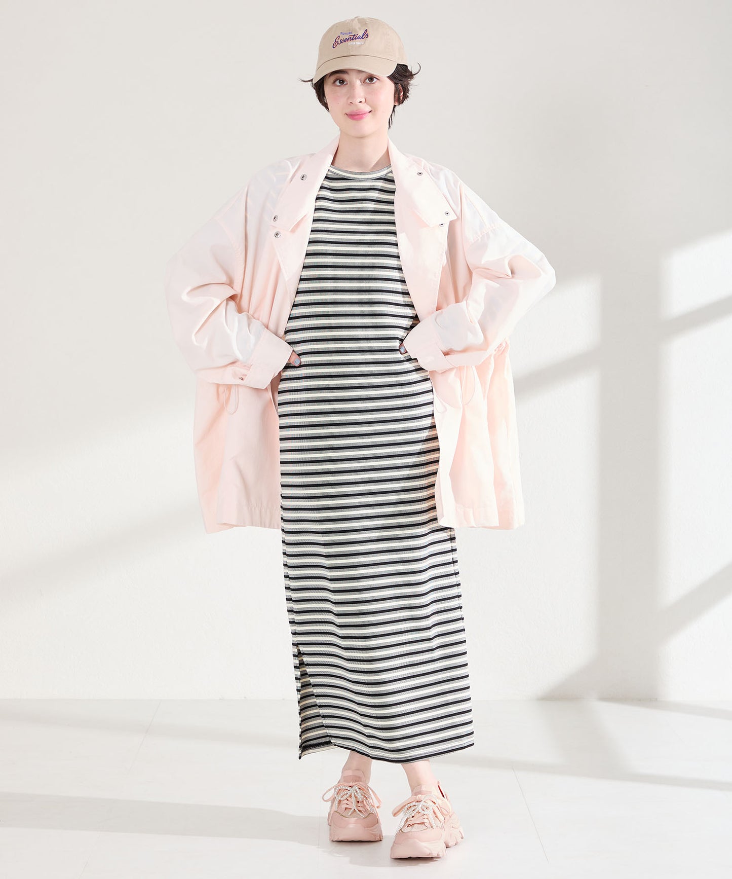 【WEB先行予約/3月上旬発売予定】2wayリボンモチーフニットスニーカー/OT3797