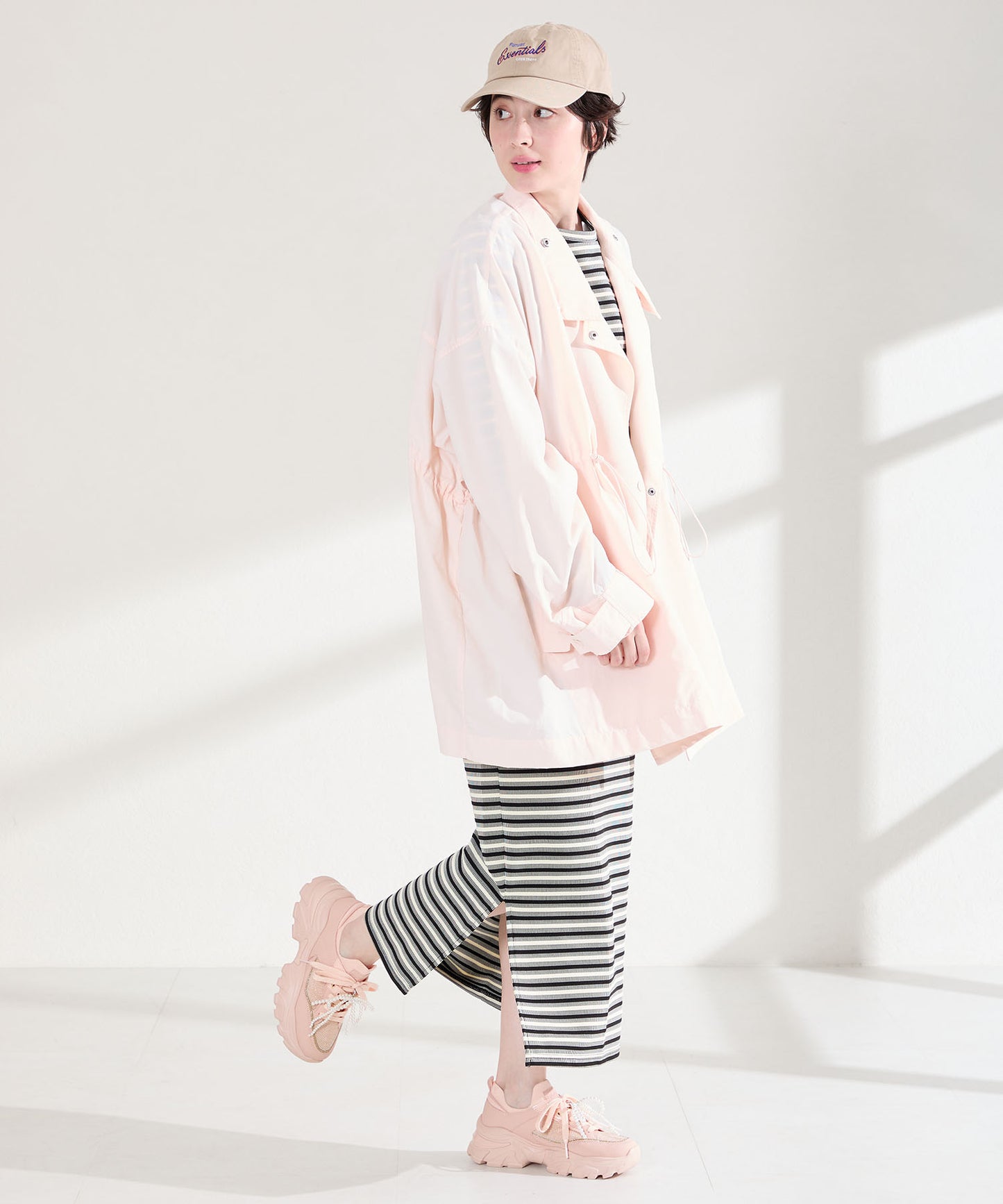 【WEB先行予約/3月上旬発売予定】2wayリボンモチーフニットスニーカー/OT3797