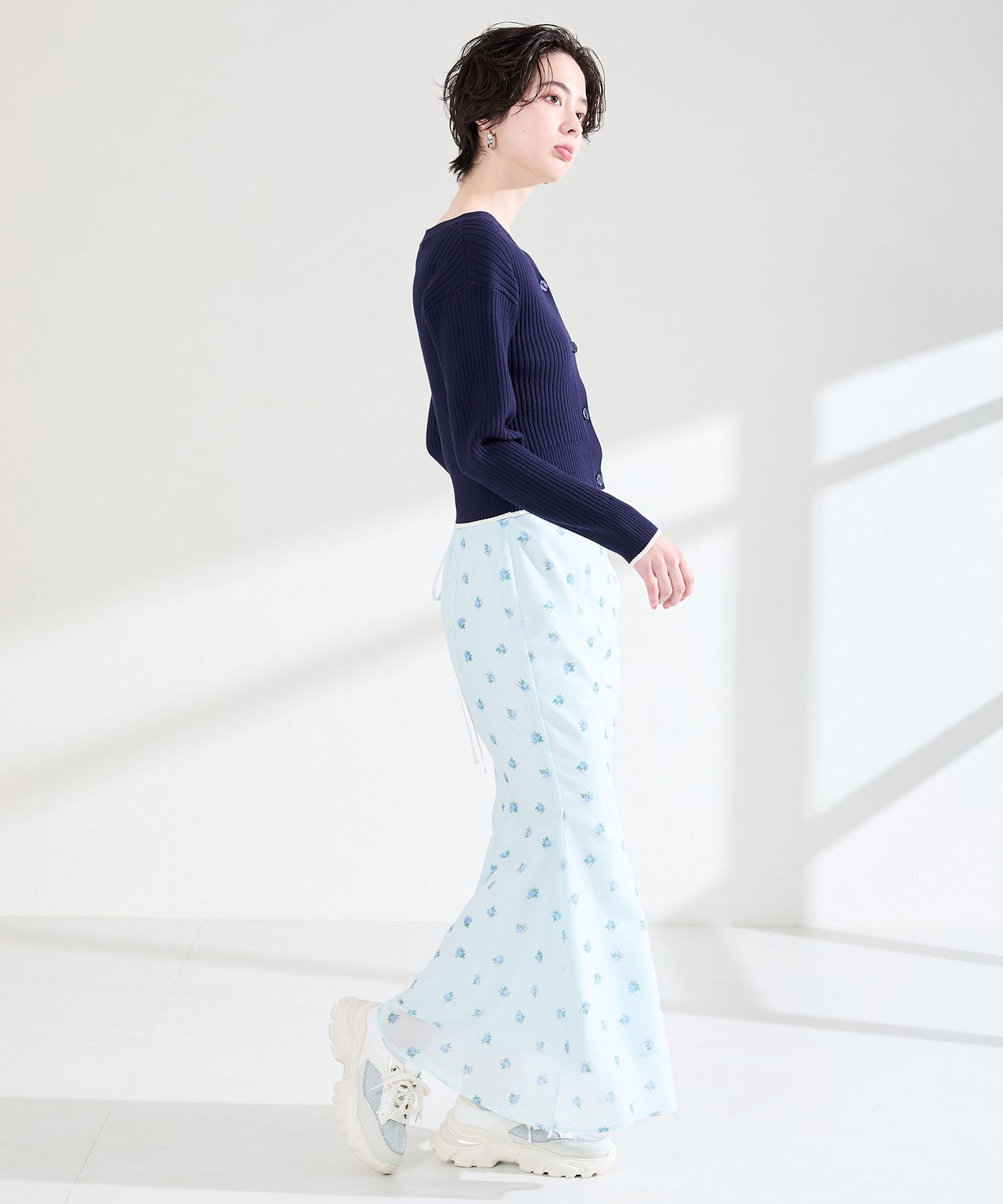 2wayリボンモチーフニットスニーカー/OT3797