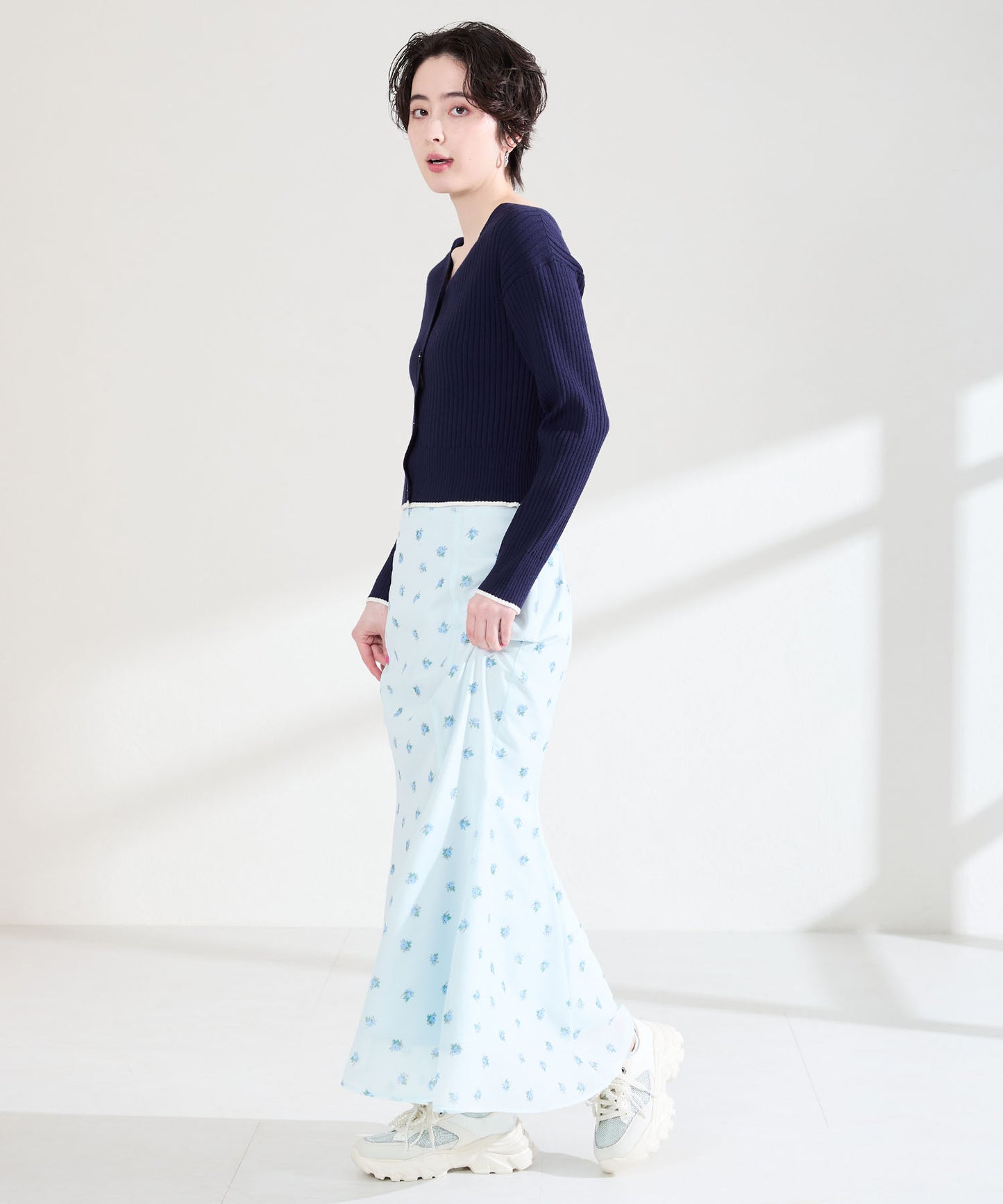 2wayリボンモチーフニットスニーカー/OT3797