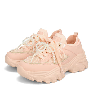 【WEB先行予約/3月上旬発売予定】2wayリボンモチーフニットスニーカー/OT3797