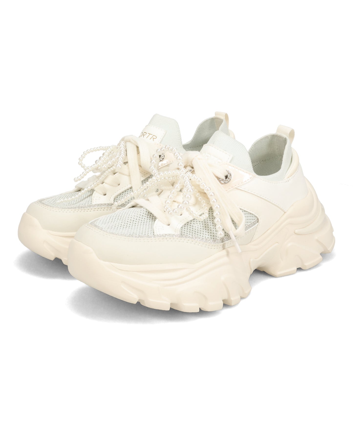 【WEB先行予約/3月上旬発売予定】2wayリボンモチーフニットスニーカー/OT3797