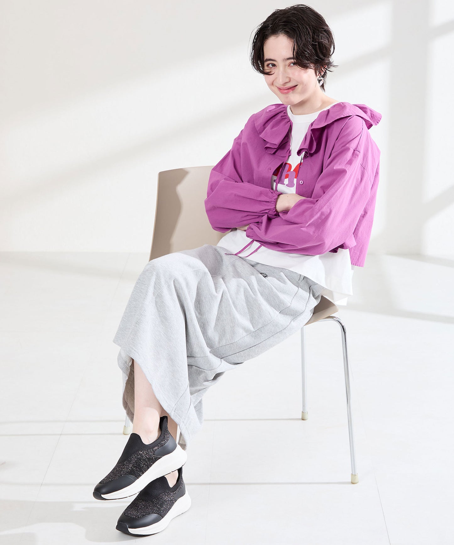 【TVCM放映中/瞬間フィット】ニット防水スニーカー/OT3799